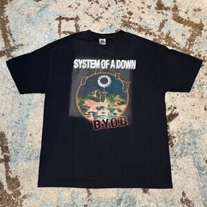 2005 System of a Down BYOB Mezmerize Shirt Size XL Alternative Numetal Band Tee
